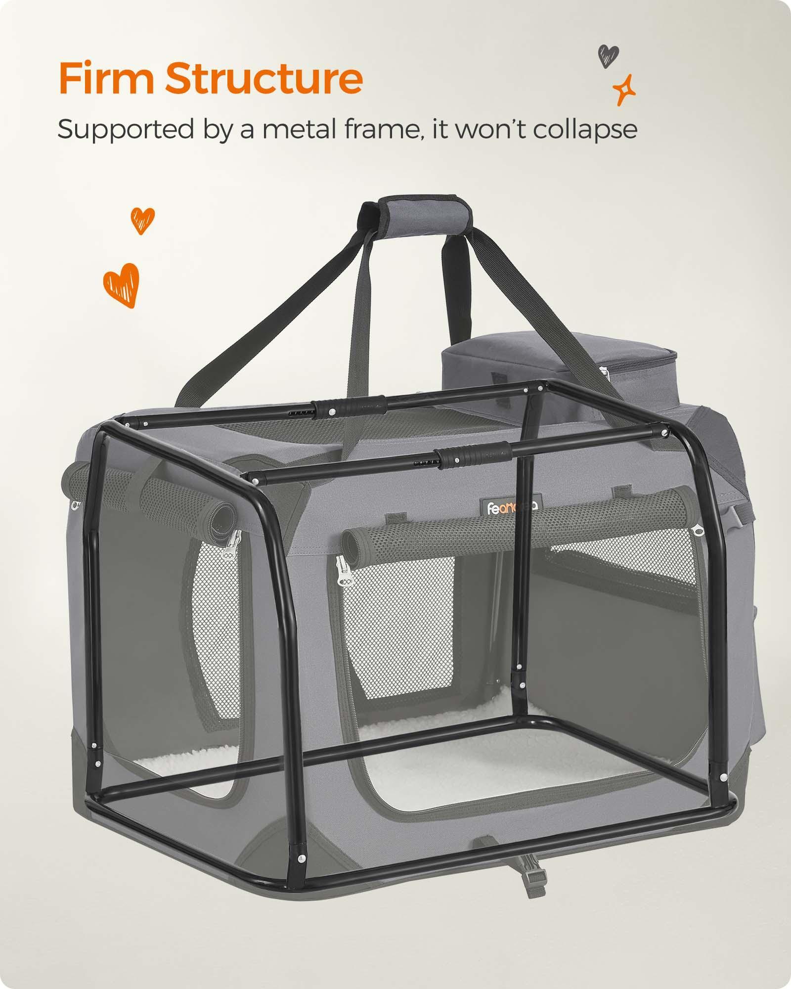 XL Dog Crate Gray FredCo