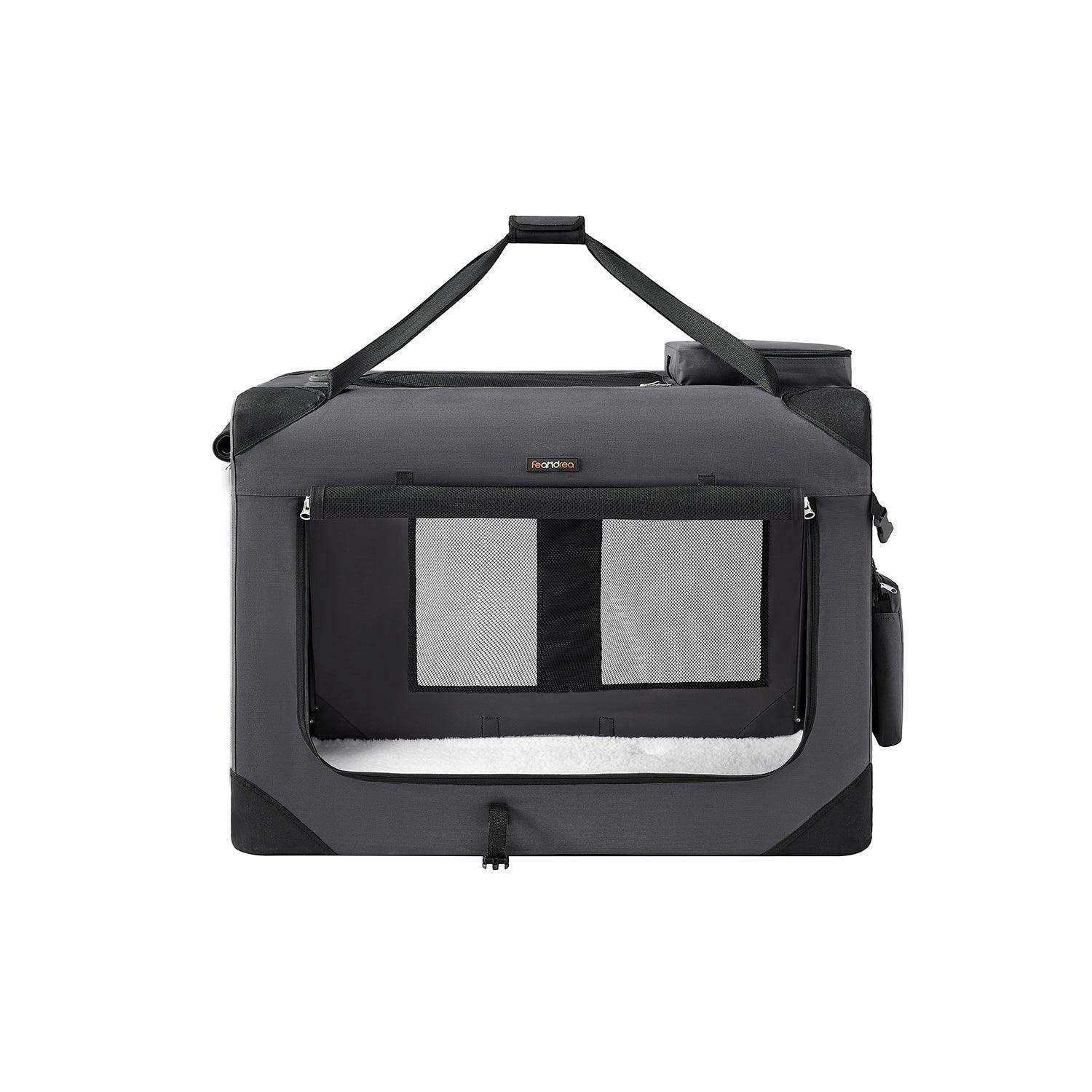 XXL Collapsible Dog Crate Gray FredCo