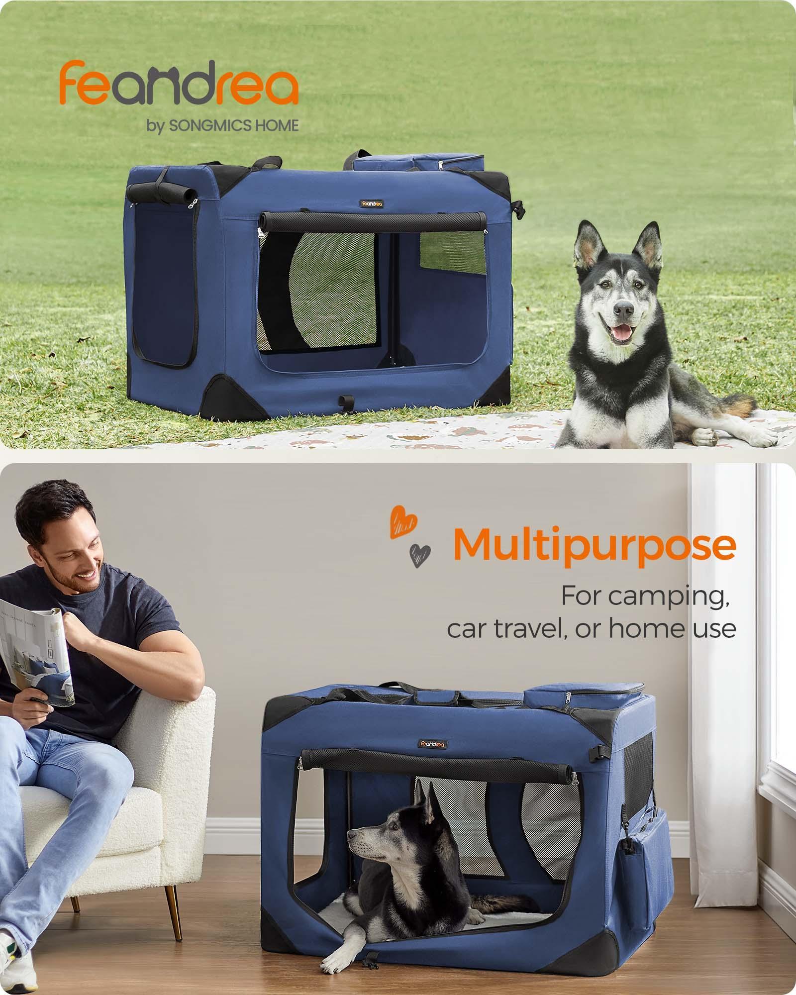 XXL Dog Crate Blue FredCo