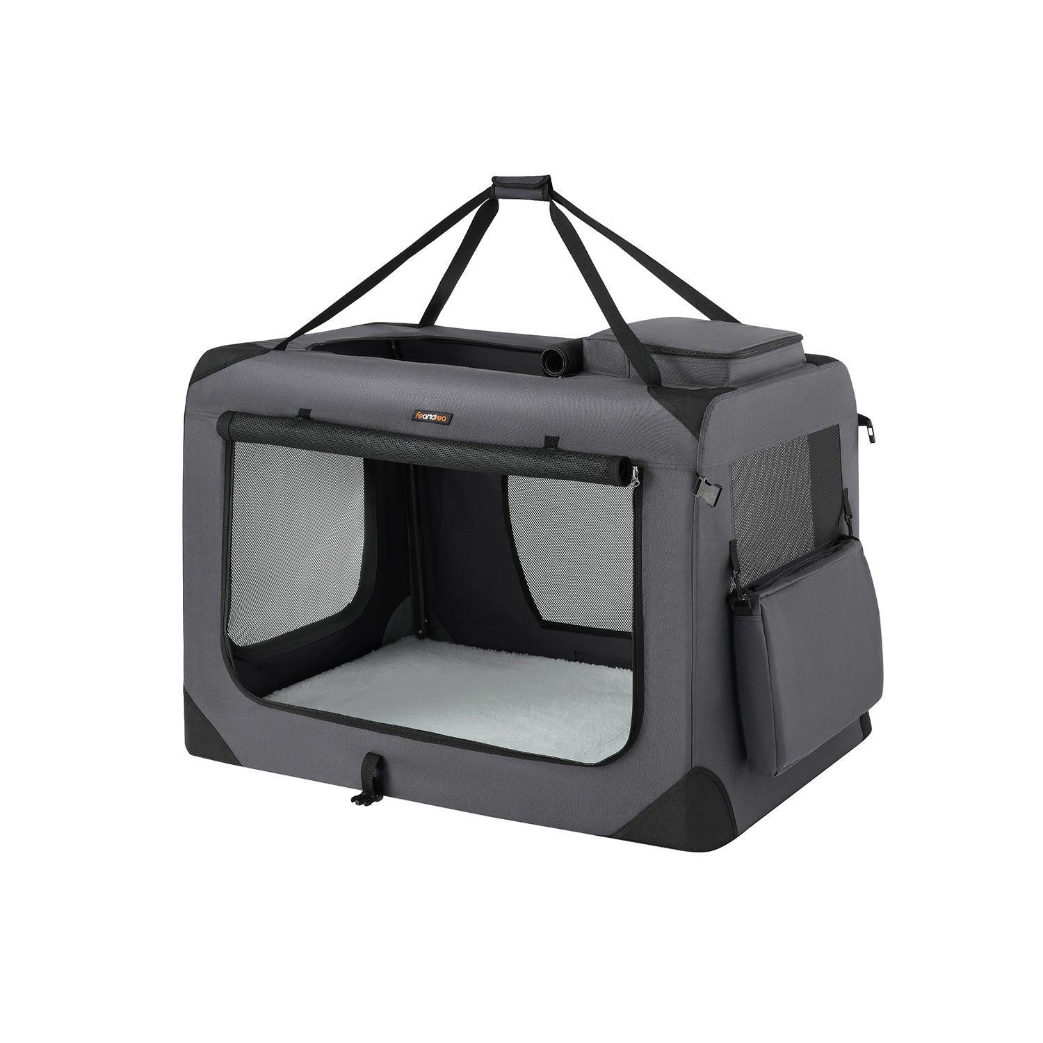 XXXL Collapsible Dog Crate Gray FredCo