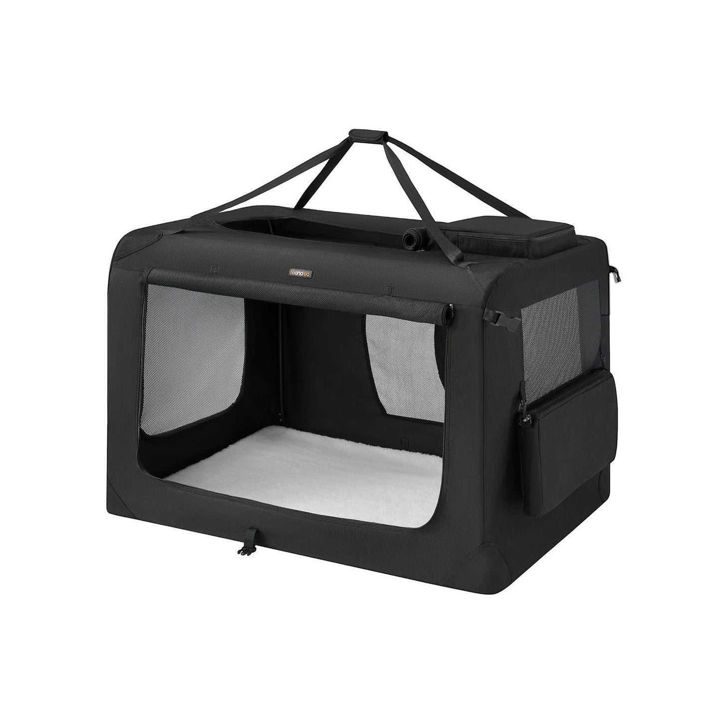 XXXXL Collapsible Dog Crate Ink Black FredCo