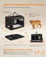 XXXXL Collapsible Dog Crate Ink Black FredCo