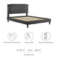 Zahra Channel Tufted Performance Velvet Twin Platform Bed, MOD-6990 FredCo