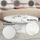 Zaid Engineering Marble & White High Gloss Finish Coffee Table FredCo