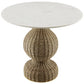 Zale 36" Marble and Seagrass Dining Table by Modway EEI-7195 FredCo