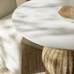 Zale 36" Marble and Seagrass Dining Table by Modway EEI-7195 FredCo