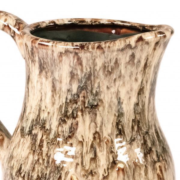 Zentique Distressed Pitcher (9851L B95) FredCo