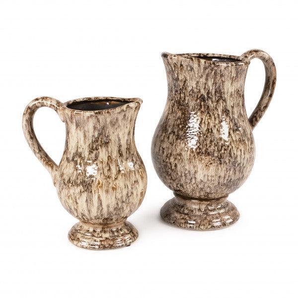 Zentique Distressed Pitcher (9851S B95) FredCo
