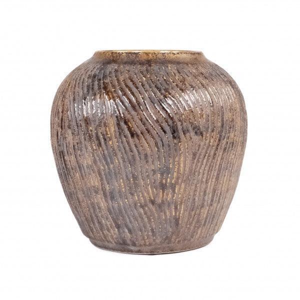 Zentique Distressed Textured Vase (16709L B93) FredCo
