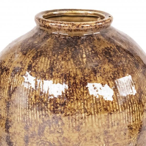 Zentique Distressed Textured Vase (16800L B93) FredCo