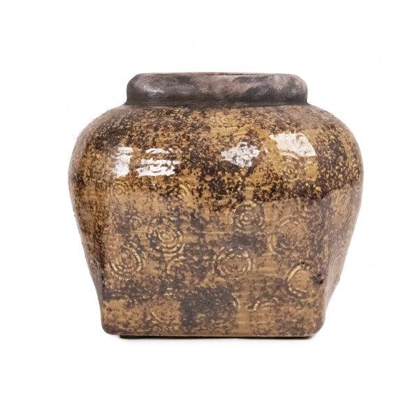 Zentique Distressed Textured Vase (16814L B93A) FredCo