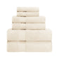 Zero-Twist Smart-Dry Absorbent Cotton Plush 6-Piece Towel Set FredCo