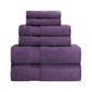 Zero-Twist Smart-Dry Absorbent Cotton Plush 6-Piece Towel Set FredCo