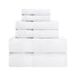 Zero-Twist Smart-Dry Absorbent Cotton Plush 6-Piece Towel Set FredCo