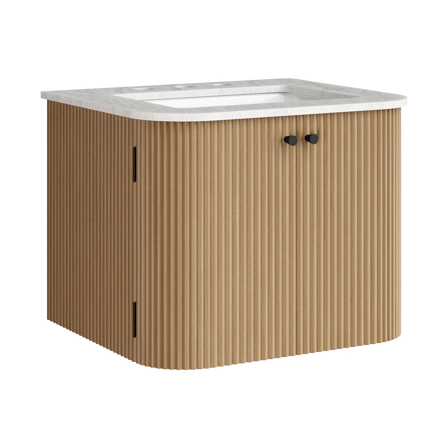 Zia 24" Wall-Mount Bathroom Vanity with Marble Sink by Modway EEI-7162 FredCo