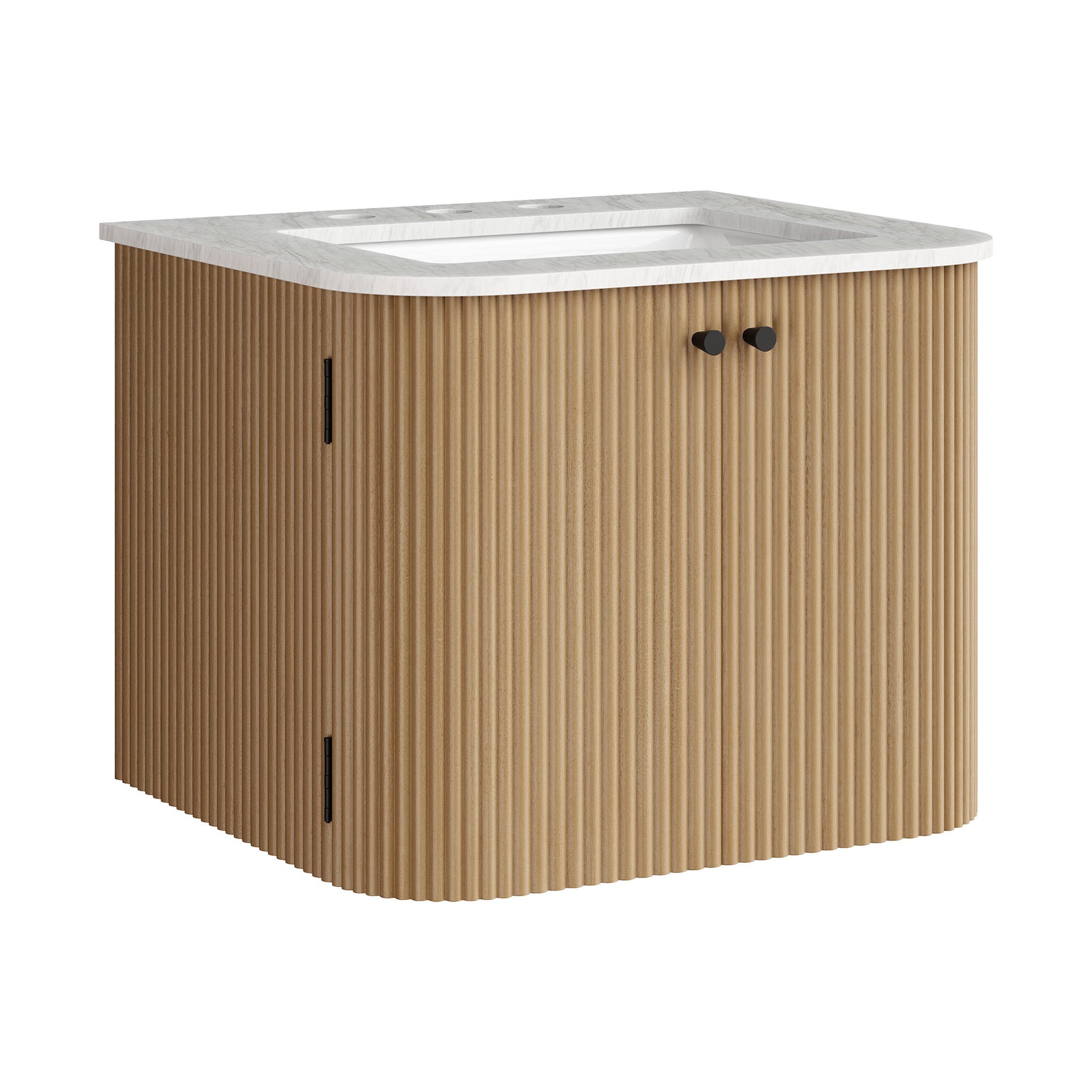 Zia 24" Wall-Mount Bathroom Vanity with Marble Sink by Modway EEI-7162 FredCo