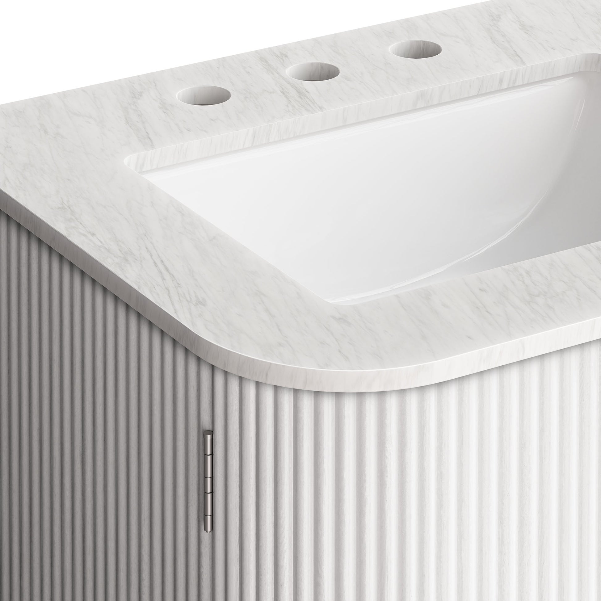 Zia 24" Wall-Mount Bathroom Vanity with Marble Sink by Modway EEI-7162 FredCo