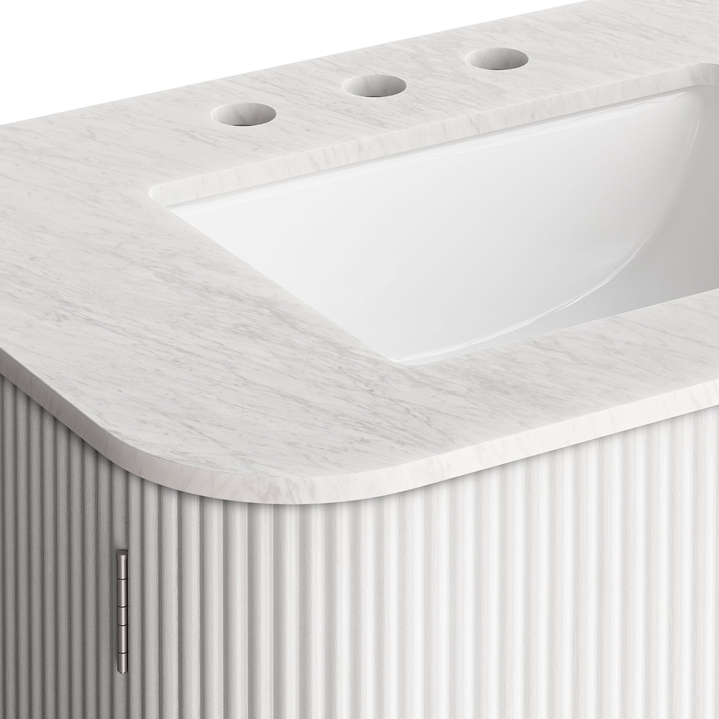 Zia 30" Wall-Mount Bathroom Vanity with Marble Sink by Modway EEI-7208 FredCo