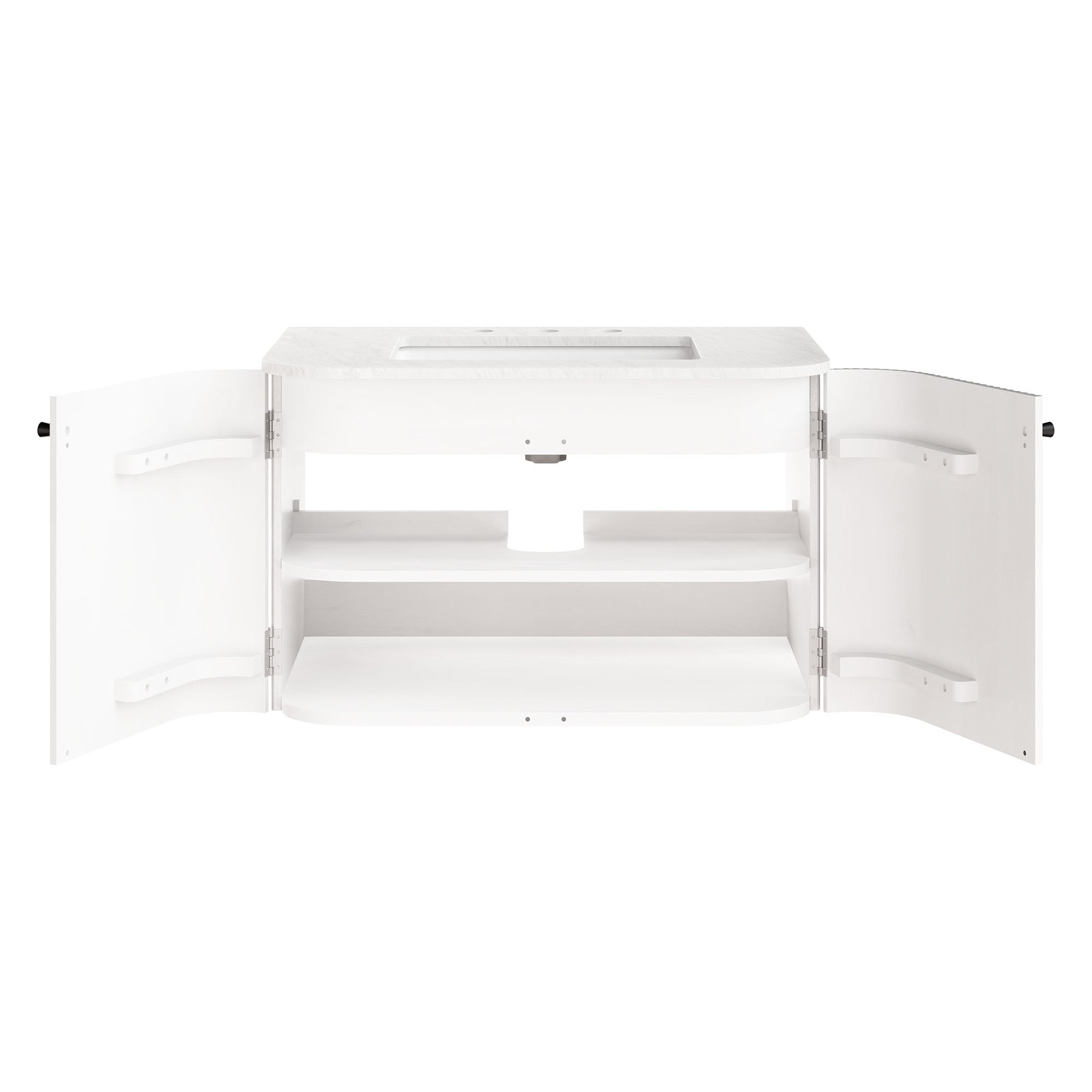Zia 30" Wall-Mount Bathroom Vanity with Marble Sink by Modway EEI-7208 FredCo