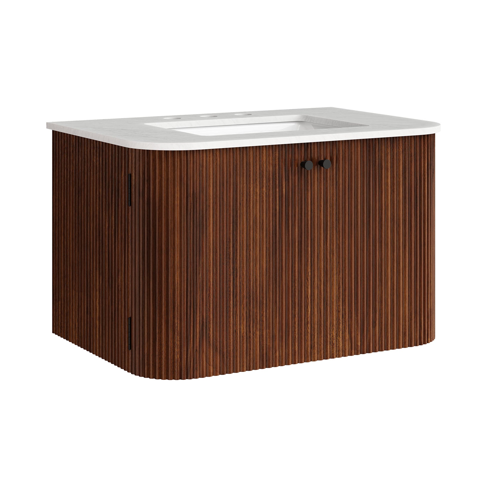 Zia 30" Wall-Mount Bathroom Vanity with Marble Sink by Modway EEI-7208 FredCo