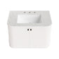 Zia 30" Wall-Mount Bathroom Vanity with Marble Sink by Modway EEI-7208 FredCo