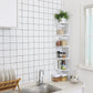Zigzag Design Corner Shelf FredCo