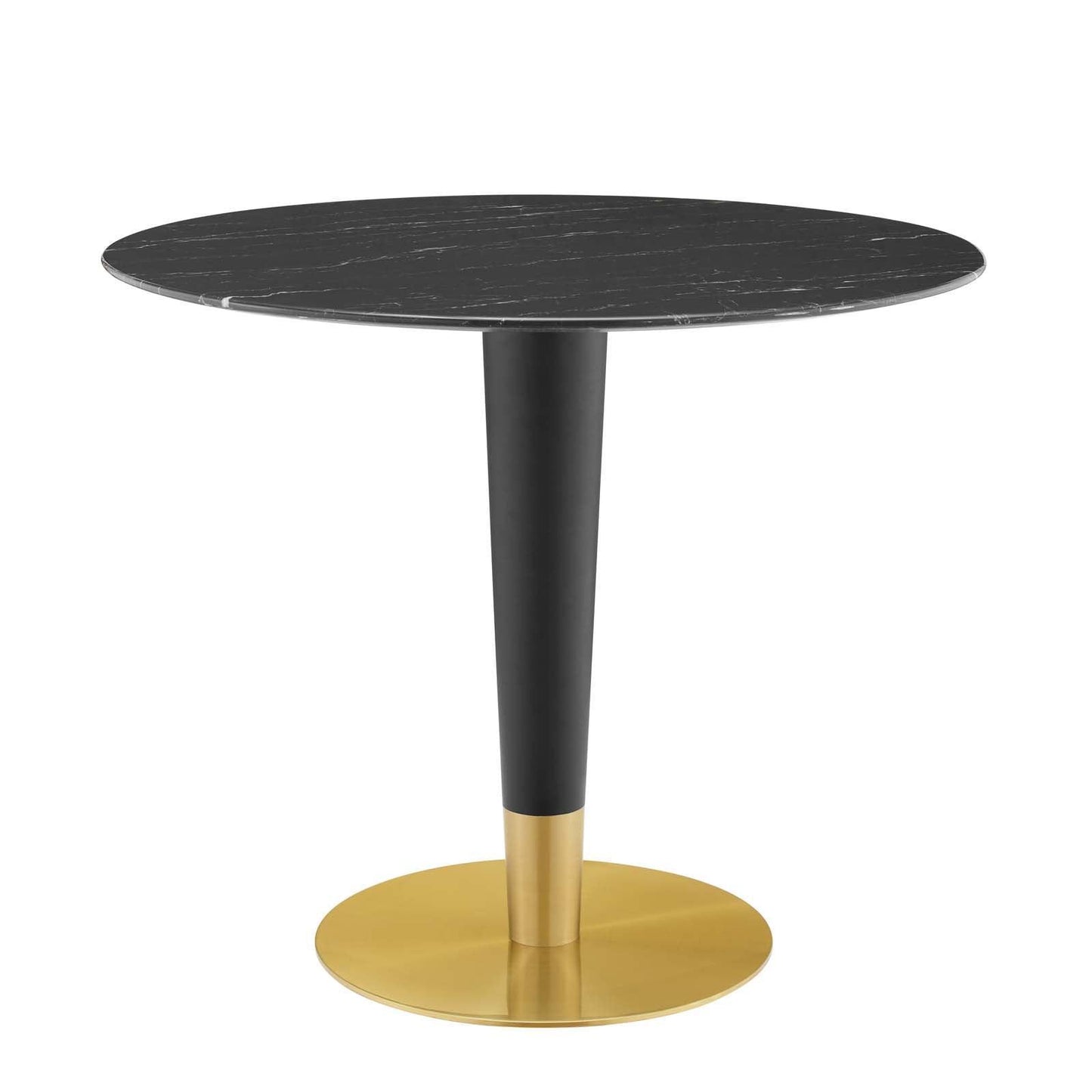 Zinque 36" Artificial Marble Dining Table, EEI-5132 FredCo