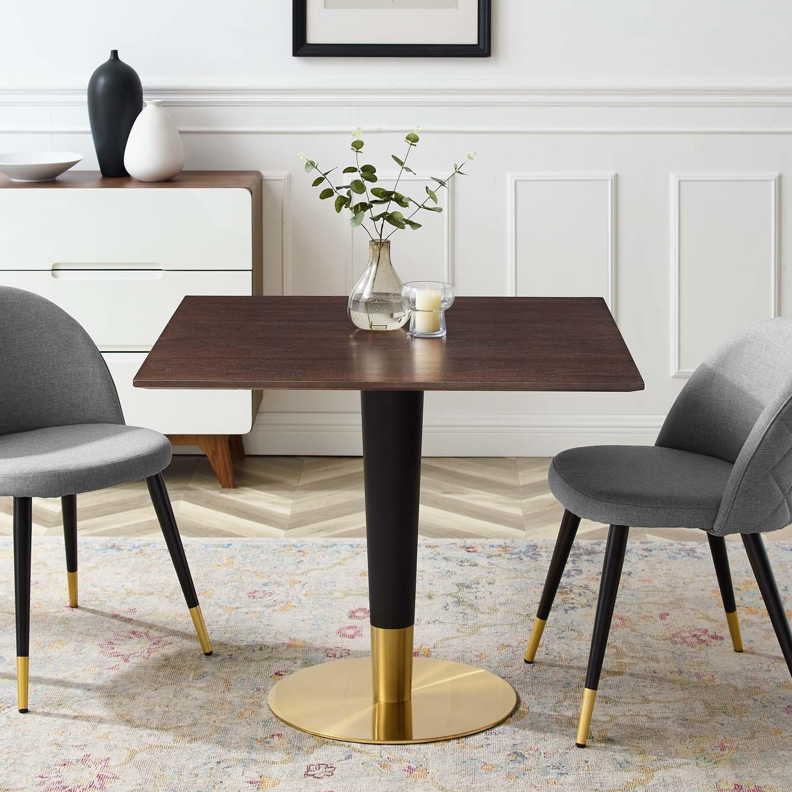 Zinque 36" Square Dining Table, EEI-5127 FredCo