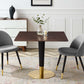 Zinque 36" Square Dining Table, EEI-5127 FredCo