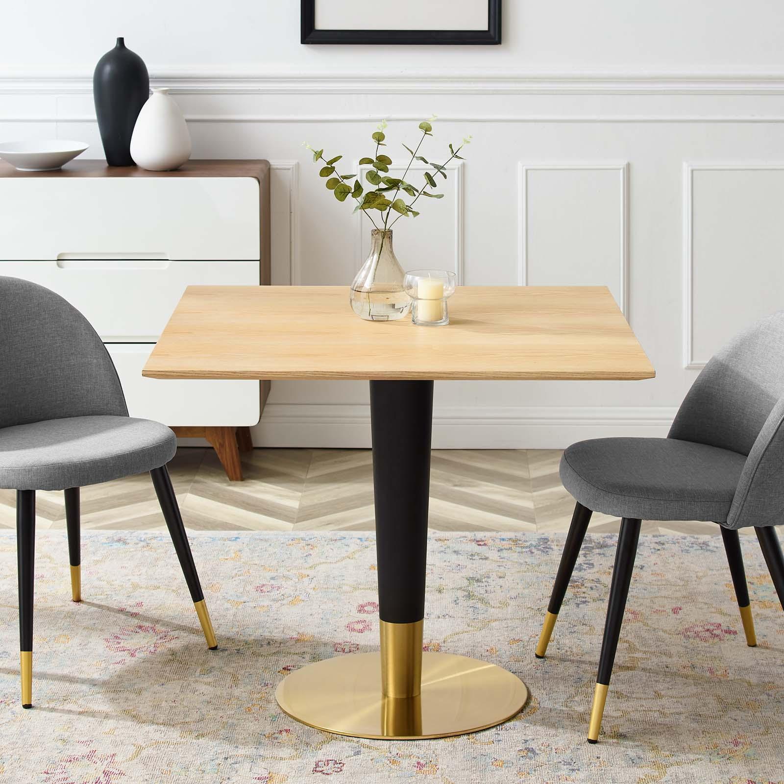 Zinque 36" Square Dining Table, EEI-5128 FredCo