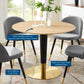 Zinque 40" Dining Table, EEI-5145 FredCo
