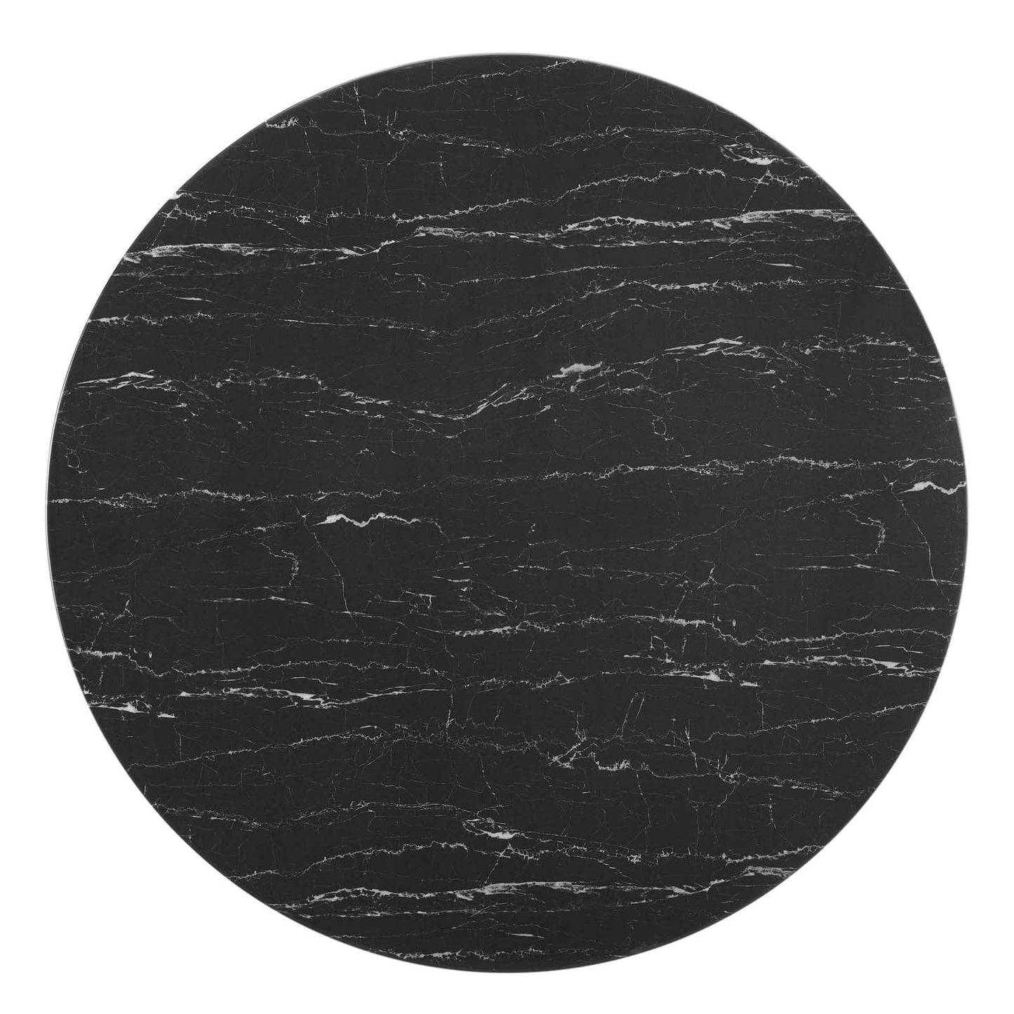 Zinque 47" Artificial Marble Dining Table, EEI-5149 FredCo