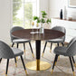 Zinque 47" Dining Table, EEI-5146 FredCo