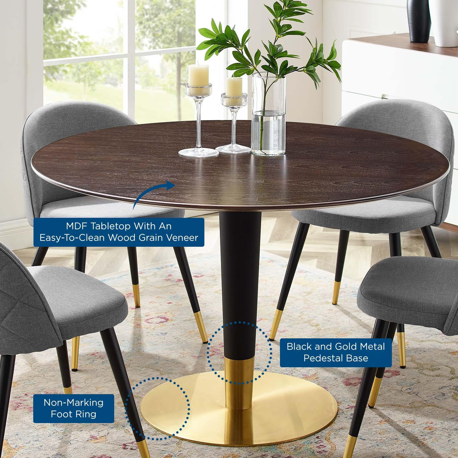 Zinque 47" Dining Table, EEI-5146 FredCo