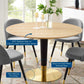 Zinque 47" Dining Table, EEI-5147 FredCo