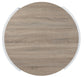 Zoma Oak & White High Gloss Finish Coffee Table FredCo