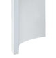 Zoma Oak & White High Gloss Finish End Table FredCo