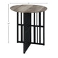 Zudora Antique Oak & Black Finish End Table FredCo