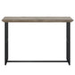 Zudora Antique Oak & Black Finish Sofa Table FredCo