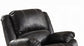 Zuriel Black Synthetic Leather Recliner Chair FredCo