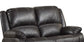 Zuriel Black Synthetic Leather Recliner Loveseat FredCo