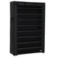 10-Tier Shoe Rack Black FredCo