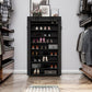 10-Tier Shoe Rack Black FredCo