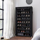 10-Tier Shoe Rack Black FredCo