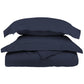 1000-Thread Count 100% Cotton Solid Duvet Cover and Pillow Sham Set FredCo