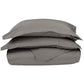 1000-Thread Count 100% Cotton Solid Duvet Cover and Pillow Sham Set FredCo