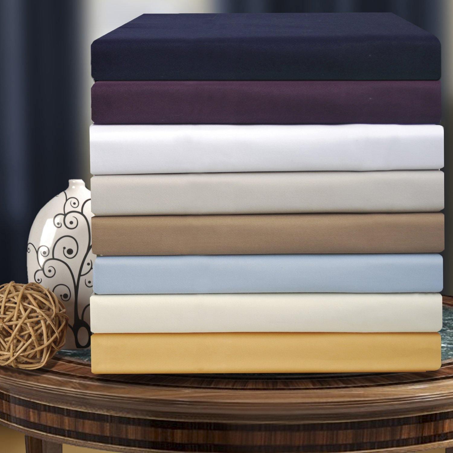 1000-Thread Count Cotton-Blend Wrinkle-Resistant Soft Duvet Cover Set FredCo