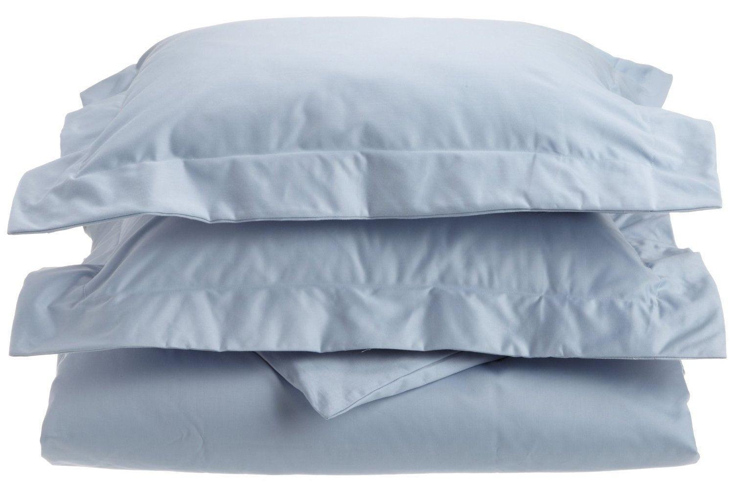 1000-Thread Count Cotton-Blend Wrinkle-Resistant Soft Duvet Cover Set FredCo