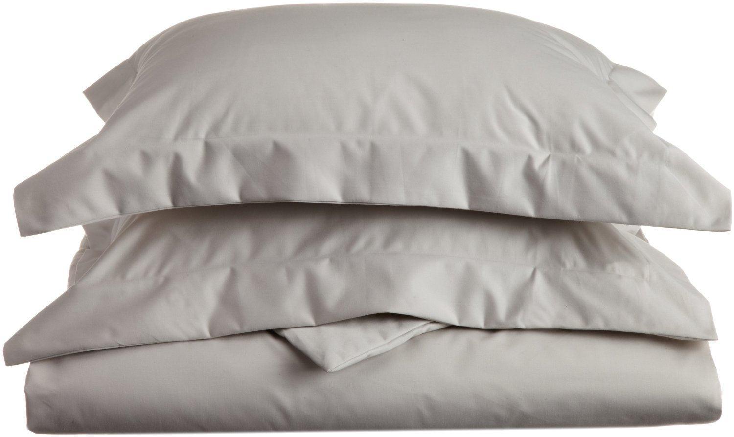1000-Thread Count Cotton-Blend Wrinkle-Resistant Soft Duvet Cover Set FredCo