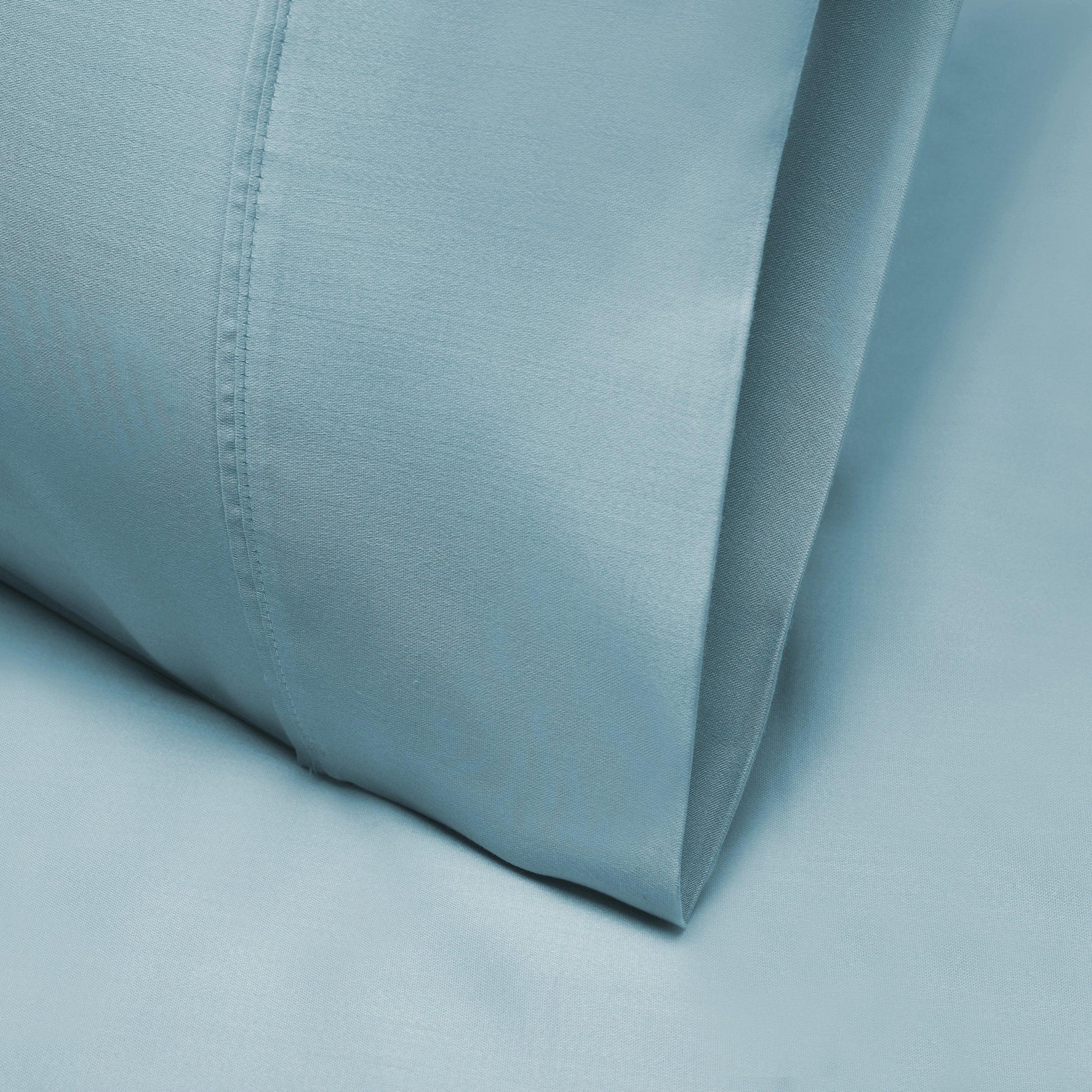 1000-Thread Count Tencel Polyester-Blend Plush 2-Piece Pillowcase Set FredCo